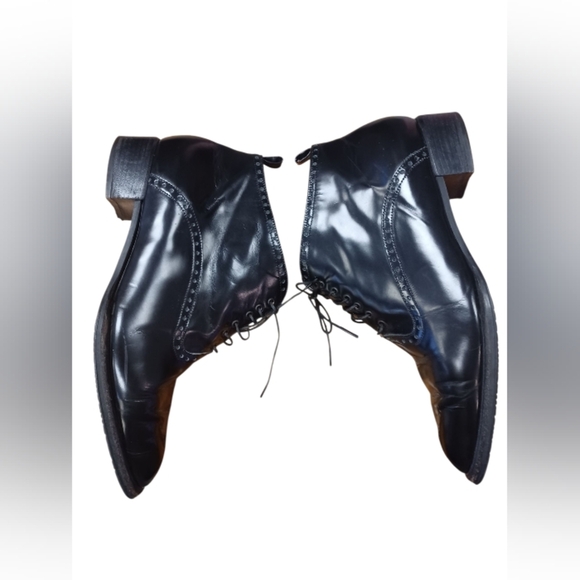 Bally Leather Dress Shoes Loafer Black Size 40 (9) EUC - Picture 4 of 8